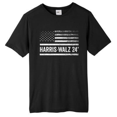 Harris Walz 2024 Election Kamala Harris Tim Walz 2024 Tall Fusion ChromaSoft Performance T-Shirt