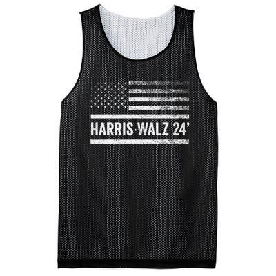 Harris Walz 2024 Election Kamala Harris Tim Walz 2024 Mesh Reversible Basketball Jersey Tank