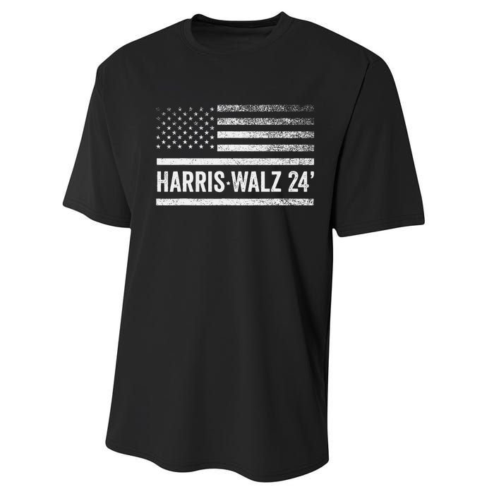 Harris Walz 2024 Election Kamala Harris Tim Walz 2024 Performance Sprint T-Shirt