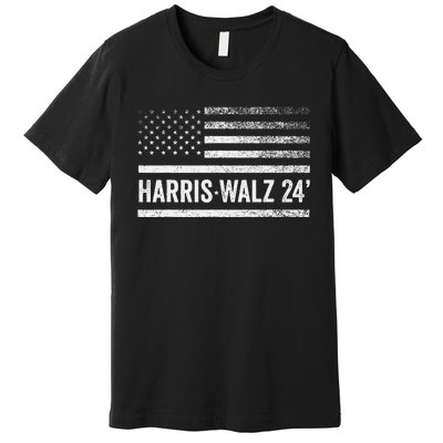 Harris Walz 2024 Election Kamala Harris Tim Walz 2024 Premium T-Shirt