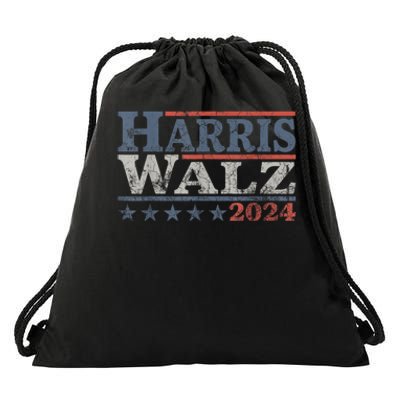 Harris Waltz 2024 Election Kamala Harris Tim Waltz 2024 Drawstring Bag