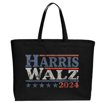 Harris Waltz 2024 Election Kamala Harris Tim Waltz 2024 Cotton Canvas Jumbo Tote