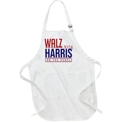 Harris Waltz 2024  Kamala Harris Tim Waltz 2024 Full-Length Apron With Pockets