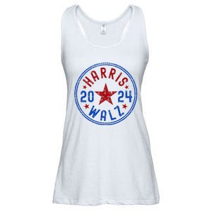 Harris Walz 2024 Election Kamala Harris Tim Waltz 2024 Ladies Essential Flowy Tank