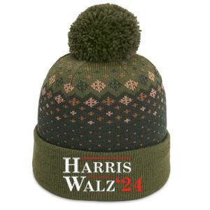 Harris Walz 2024 For President Patriotic Kamala Waltz 2024 The Baniff Cuffed Pom Beanie