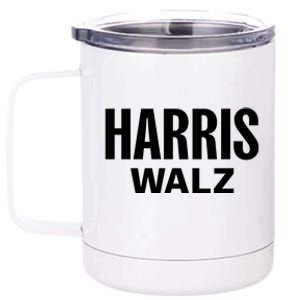 Harris Walz 20224 Kamala Harris And Tim Walz 12 oz Stainless Steel Tumbler Cup