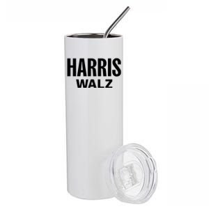 Harris Walz 20224 Kamala Harris And Tim Walz Stainless Steel Tumbler