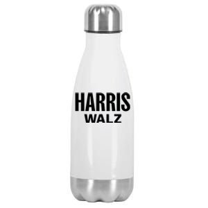 Harris Walz 20224 Kamala Harris And Tim Walz Stainless Steel Insulated Water Bottle