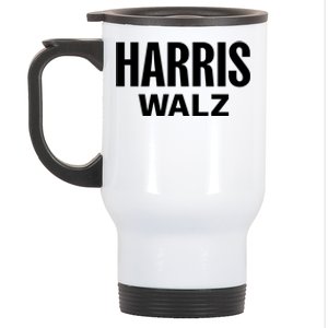 Harris Walz 20224 Kamala Harris And Tim Walz Stainless Steel Travel Mug