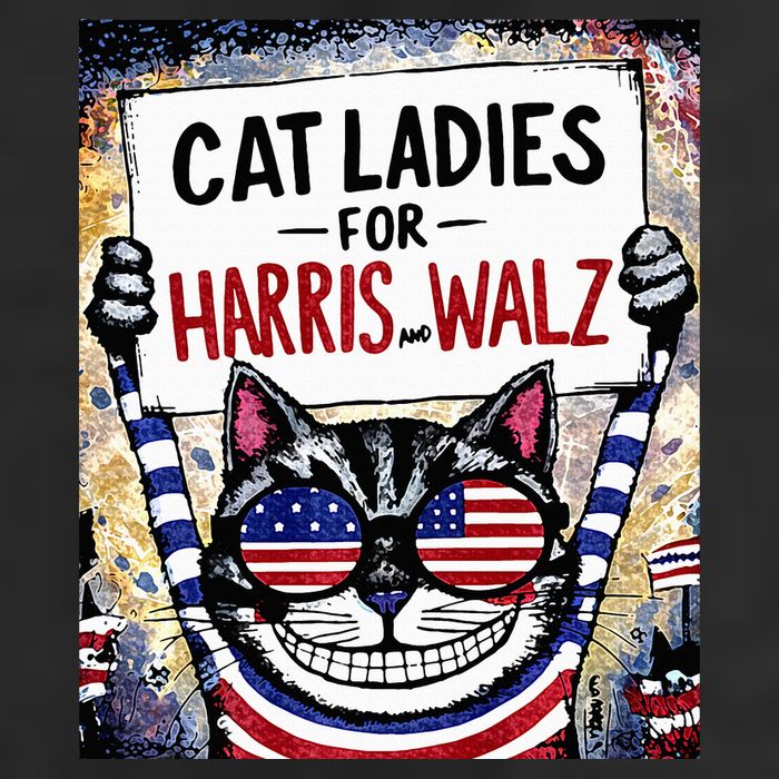 Harris Waltz 2024 Cat Ladies For Harris And Walz 2024 Premium Cool Comfort Performance Bucket Hat