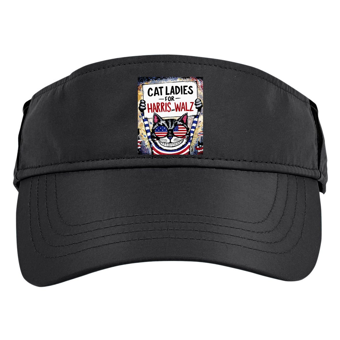 Harris Waltz 2024 Cat Ladies For Harris And Walz 2024 Premium Adult Drive Performance Visor