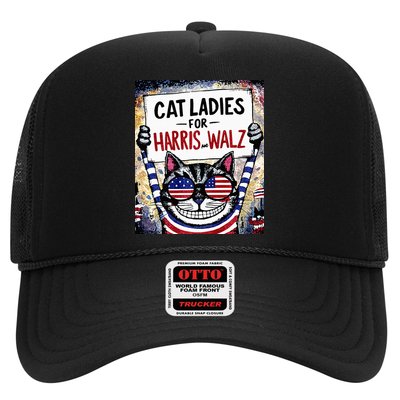 Harris Waltz 2024 Cat Ladies For Harris And Walz 2024 Premium Trucker Hat