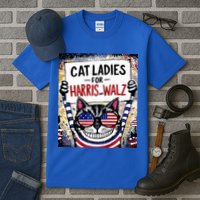 Harris Waltz 2024 Cat Ladies For Harris And Walz 2024 Premium Tall T-Shirt