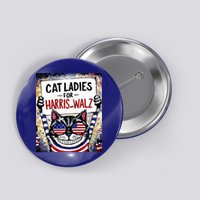 Harris Waltz 2024 Cat Ladies For Harris And Walz 2024 Premium Button