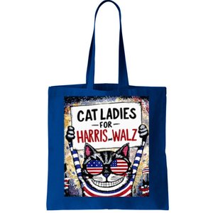 Harris Waltz 2024 Cat Ladies For Harris And Walz 2024 Premium Tote Bag