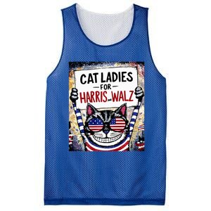 Harris Waltz 2024 Cat Ladies For Harris And Walz 2024 Premium Mesh Reversible Basketball Jersey Tank