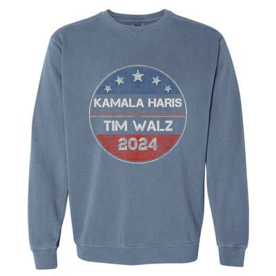 Harris Walz 2024 For President Patriotic Kamala Waltz 2024 Garment-Dyed Sweatshirt