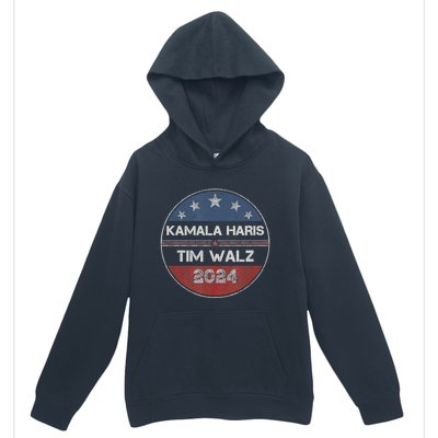 Harris Walz 2024 For President Patriotic Kamala Waltz 2024 Urban Pullover Hoodie