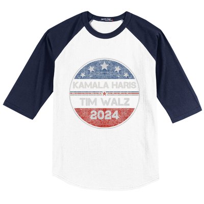 Harris Walz 2024 For President Patriotic Kamala Waltz 2024 Baseball Sleeve Shirt