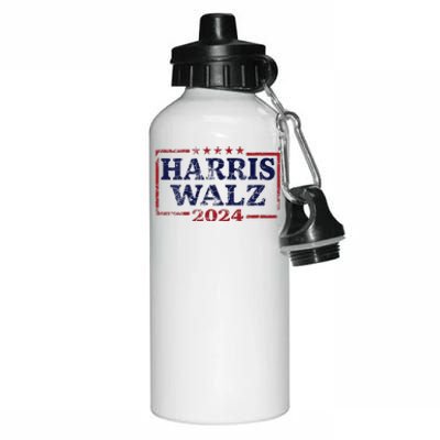 Harris Waltz 2024 Election Kamala Harris Tim Waltz 2024 Aluminum Water Bottle 