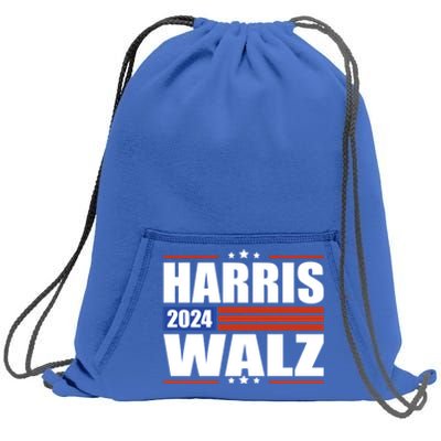 Harris Waltz 2024 Kamala Harris Tim Waltz 2024 Meaningful Gift Sweatshirt Cinch Pack Bag