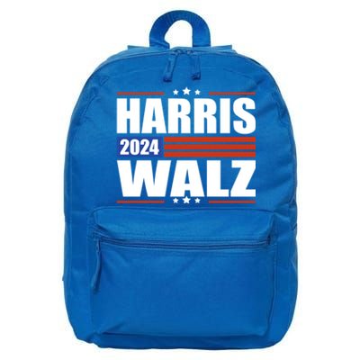 Harris Waltz 2024 Kamala Harris Tim Waltz 2024 Meaningful Gift 16 in Basic Backpack