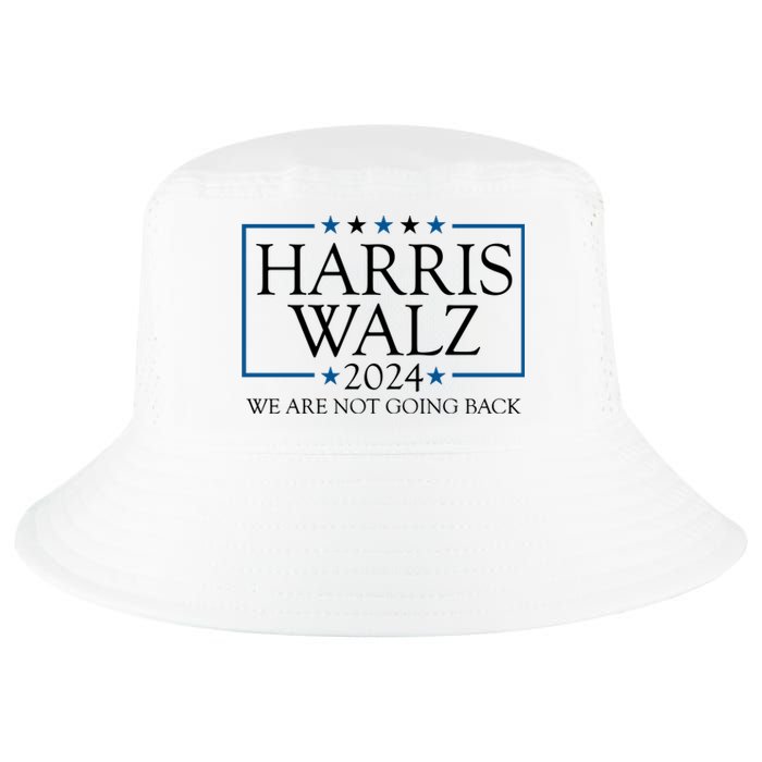 Harris Walz 2024 We Are Not Going Back Election Cool Comfort Performance Bucket Hat