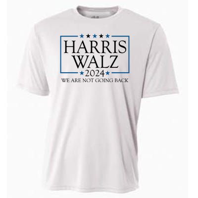 Harris Walz 2024 We Are Not Going Back Election Cooling Performance Crew T-Shirt