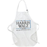 Harris Walz 2024 We Are Not Going Back Election Apron