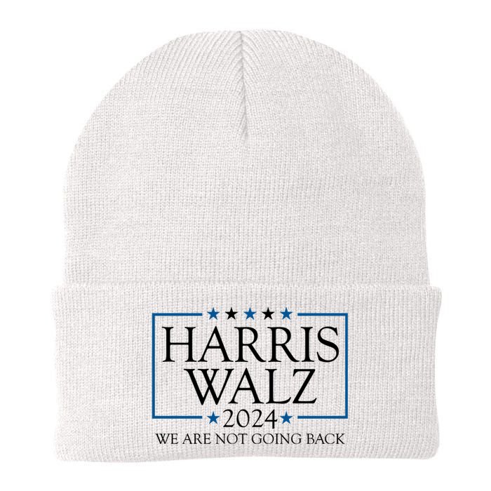 Harris Walz 2024 We Are Not Going Back Election Knit Cap Winter Beanie