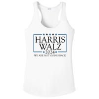 Harris Walz 2024 We Are Not Going Back Election Ladies PosiCharge Competitor Racerback Tank