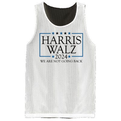 Harris Walz 2024 We Are Not Going Back Election Mesh Reversible Basketball Jersey Tank