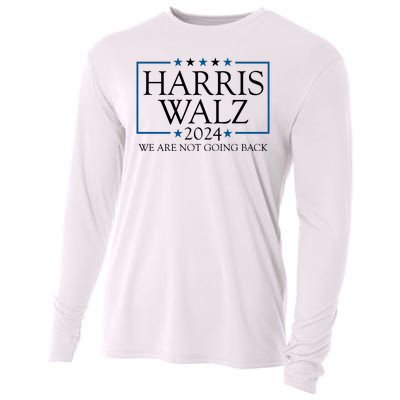 Harris Walz 2024 We Are Not Going Back Election Cooling Performance Long Sleeve Crew