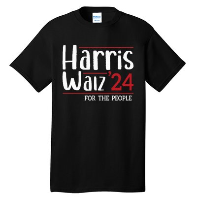 Harris Walz 2024 For President Patriotic Kamala Waltz 2024 Tall T-Shirt