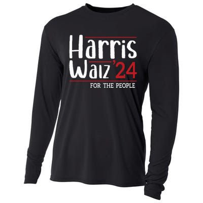 Harris Walz 2024 For President Patriotic Kamala Waltz 2024 Cooling Performance Long Sleeve Crew