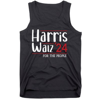 Harris Walz 2024 For President Patriotic Kamala Waltz 2024 Tank Top