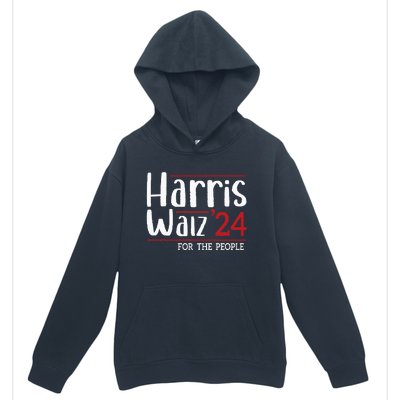 Harris Walz 2024 For President Patriotic Kamala Waltz 2024 Urban Pullover Hoodie