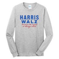 Harris Walz 2024 Because The Sequel Is Always Worse Tall Long Sleeve T-Shirt