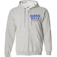 Harris Walz 2024 Because The Sequel Is Always Worse Full Zip Hoodie