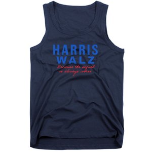 Harris Walz 2024 Because The Sequel Is Always Worse Tank Top