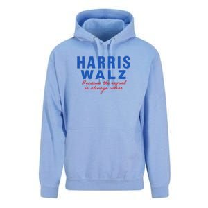 Harris Walz 2024 Because The Sequel Is Always Worse Unisex Surf Hoodie