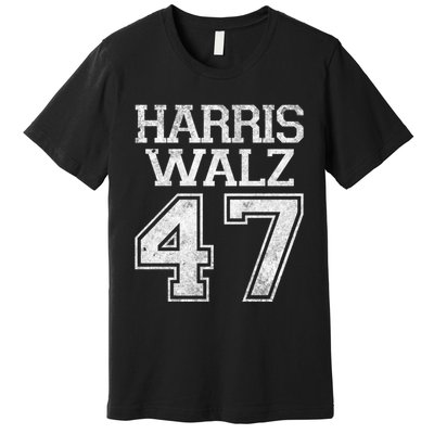 Harris Walz 2024 Campaign For President Vintage Harris Waltz Premium T-Shirt