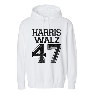 Harris Walz 2024 Campaign For President Vintage Harris Waltz Garment-Dyed Fleece Hoodie