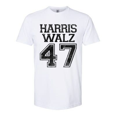 Harris Walz 2024 Campaign For President Vintage Harris Waltz Softstyle® CVC T-Shirt