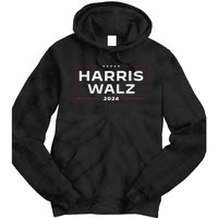 Harris Walz 2024 Retro Vintage Vote President Vp Waltz Tie Dye Hoodie