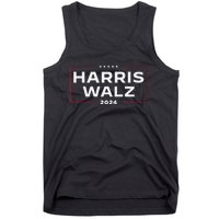 Harris Walz 2024 Retro Vintage Vote President Vp Waltz Tank Top