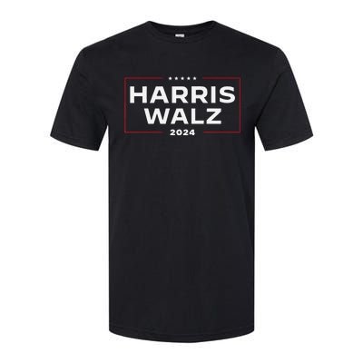 Harris Walz 2024 Retro Vintage Vote President Vp Waltz Softstyle® CVC T-Shirt