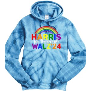 Harris Waltz 2024 For The People Lgbt Kamala Harris Tie Dye Hoodie