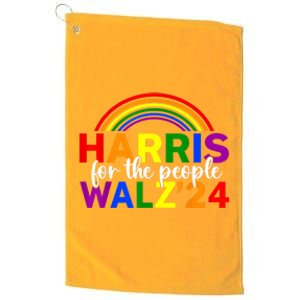 Harris Waltz 2024 For The People Lgbt Kamala Harris Platinum Collection Golf Towel