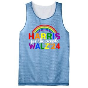 Harris Waltz 2024 For The People Lgbt Kamala Harris Mesh Reversible Basketball Jersey Tank